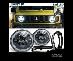 Fari Led Angel Eyes per Suzuki Jimny 4 Bianco Puro - 1