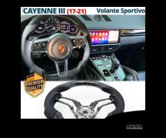 VOLANTE Sportivo per Porsche Cayenne 3 Base Piatta