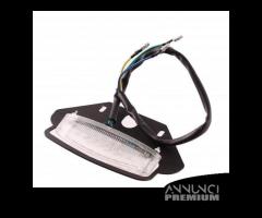 Fanale posteriore a led per moto varie con staffa