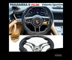 VOLANTE Sportivo Porsche Panamera Carbonio Pelle