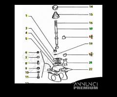 Semicono della leva comando cambio per Piaggio Ape