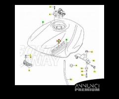 Adesivo del serbatoio per Suzuki GS SV - 6811142E2