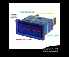 Spia 12 Volt rettangolare per ciclomotori epoca - 6