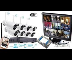 Videosorveglianza telecamera ahd 8 wireless