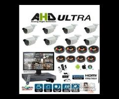 Kit di videosorveglianza 8 canali AHD FULL-HD