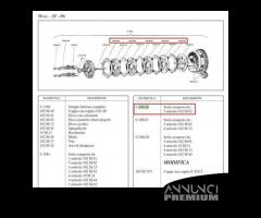 Serie dischi frizione Minarelli P6 a 6 tacche