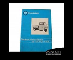 Manuale stazioni di servizio Piaggio Ape TM P703 P