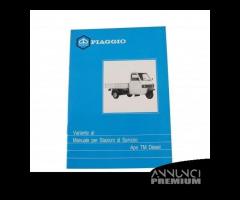 Variante manuale stazione servizio Piaggio Ape TM