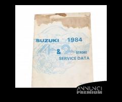 Dati di servizio moto Suzuki 2T e 4T del 1984