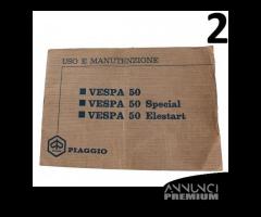 Manuale uso manutenzione Vespa 50 Special Elestart