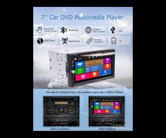 Autoradio 7 " 2 DIN DVD CD 1080p Video lettore