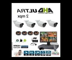 Kit di videosorveglianza 4 canali AHD FULL-HD PT