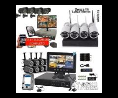 Kit 4 canali videosorveglianza AHD 1080p CN - 1