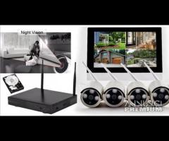 Kit videosorveglianza wireless telecamere 4 RG