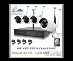 Kit 4 canali videosorveglianza AHD 1080p CN - 3