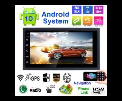 7" Bluetooth Doppio 2Din Autoradio GPS AM/FM MP5 P