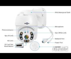 Telecamera ip Poe Ptz 2mpx 4X Zoom H.265 1080P ip - 14