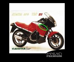 Coppia adesivi laterali cupolino Cagiva Aletta Oro