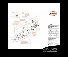 Curva scarico Sito per Piaggio Liberty Gilera Stor