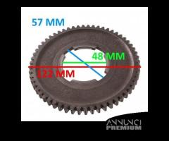 Ingranaggio cambio 1 marcia Vespa da 58 denti - 13
