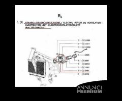 Supporto elettroventola Gilera Dakota 350 - 321955