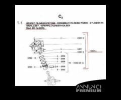 Cilindro Gilera Dakota ER e XRT 350 - 321827 - 328