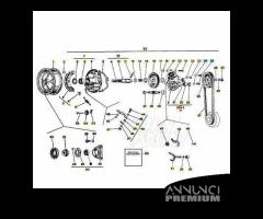 Coperchio semicarter mozzo posteriore monomarcia P