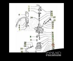 Perno cavalletto scooter Piaggio