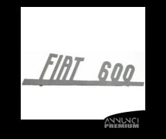 Scritta Emblema Targhetta Fiat 600