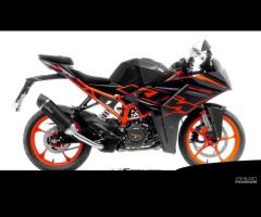 Scarico Leovince LV ONE EVO BLACK KTM RC 125  390