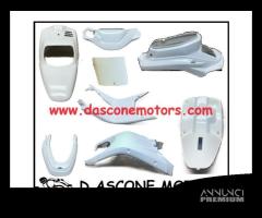 kit carene Booster Bianco grezzo 8 pezzi 1988 2003