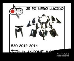 KIT CARENE TMAX 530 NERO LUCIDO 25 PEZZI 2012 2014 - 1