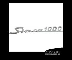 Emblema Targhetta auto Simca 1000