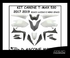 KIT CARENE TMAX 530 2017 2019 BIANCO LUCIDO E NERO - 1