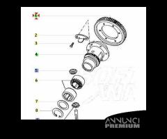 Corona differenziale Piaggio Ape TM e CAR 223087 e