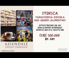 BAR-TABACCHERI-EDICOLA RIVENDITA ALIMENTARI