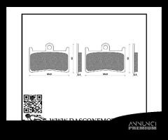 Coppia Pastiglie anteriori Yamaha 250-1700 T-Max 2 - 1