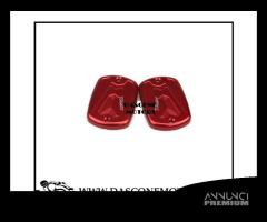 COPPIA COPERCHI FRENI TMAX 2004 2019 500 530 rosso