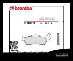 COPPIA PASTIGLIE BREMBO ORGANICHE