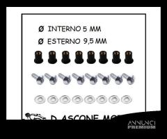 VITI SILVER ARGENTO 8 GOMMINI AD ESPANSIONE CARENE - 1