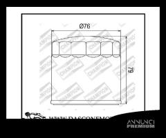 Champion - Filtro Olio Champion COF063 BMW Serie R - 1