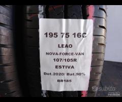 2 GOMME 195 75 16C LEAO BR185