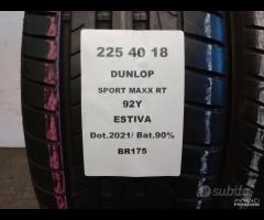 2 GOMME 225 40 18 DUNLOP BR175