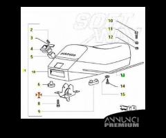 Scatola serratura sella Vespa N 50