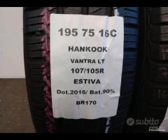 2 GOMME 195 75 16C HANKOOK BR170