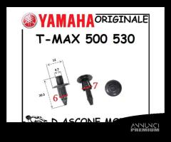 Rivetti in plastica YAMAHA 5 pezzi ORIGINALI