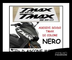 COPPIA ADESIVI SCUDO TMAX 530 2012 2016 NERO