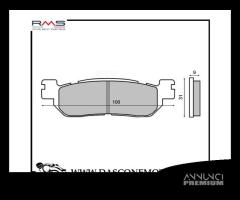 Coppia pastiglie freno posteriori organiche Yamaha