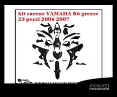 kit carene Nuove grezze 23 pezzi Yamaha r6 2006 20