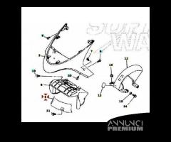 Parafango anteriore interno Yamaha XC Cygnus 4HPF1